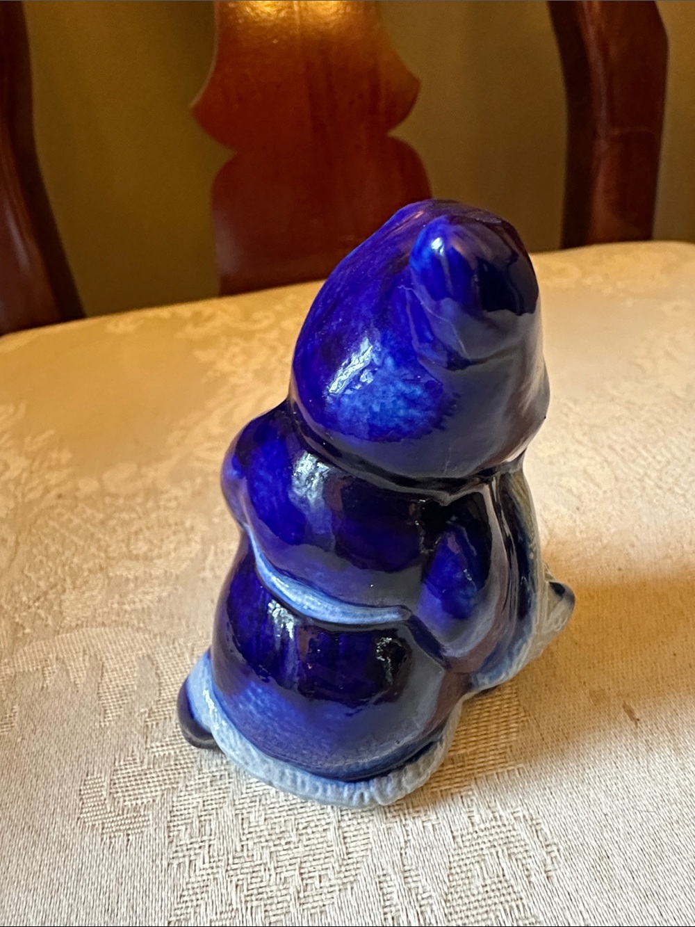 Salmon Falls Stoneware salt glazed pottery Santa in EUC - Picture 4 of 8